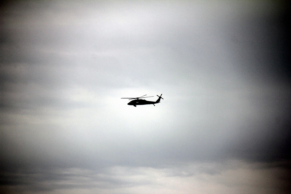 Wisconsin National Guard UH-60 Black Hawk crews hold May 2023 training at Fort McCoy