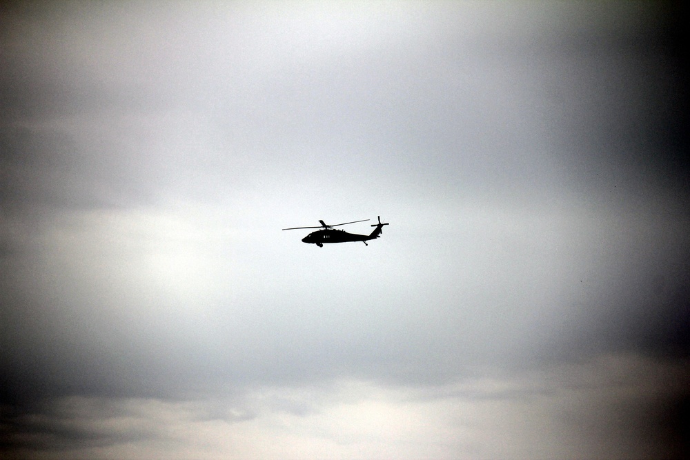 Wisconsin National Guard UH-60 Black Hawk crews hold May 2023 training at Fort McCoy