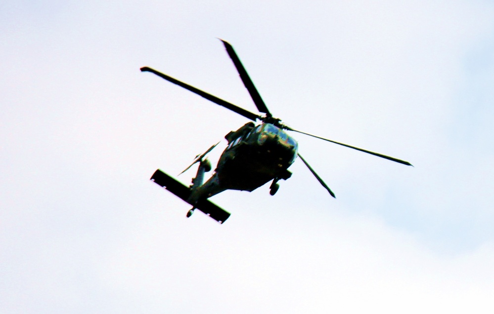 Wisconsin National Guard UH-60 Black Hawk crews hold May 2023 training at Fort McCoy