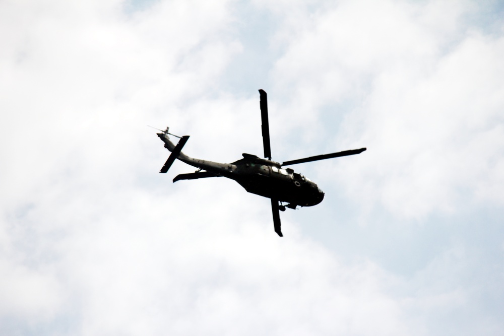 Wisconsin National Guard UH-60 Black Hawk crews hold May 2023 training at Fort McCoy