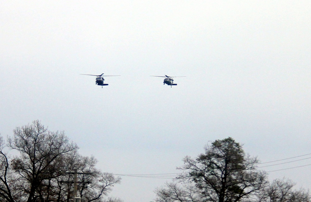 Operation Ouija training with Wisconsin National Guard UH-60 Black Hawks at Fort McCoy