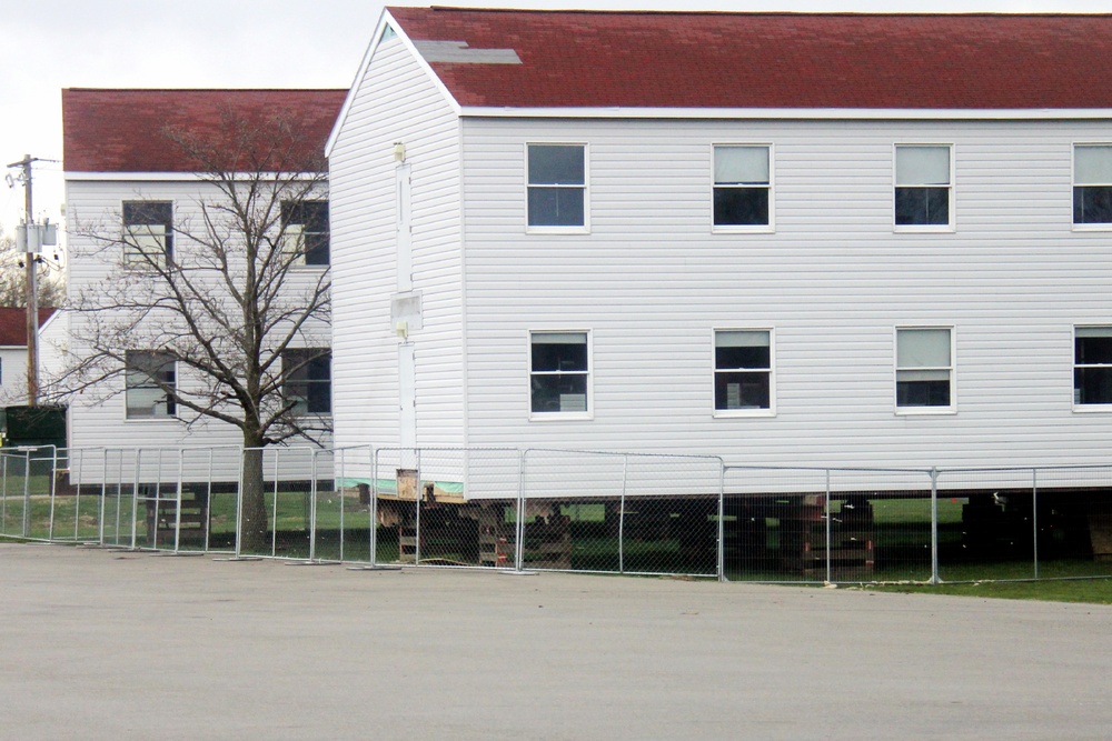 Relocated World War II-era barracks ready for continued work at Fort McCoy