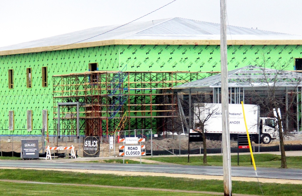 May 2023 construction operations of $11.96 million transient training brigade headquarters at Fort McCoy