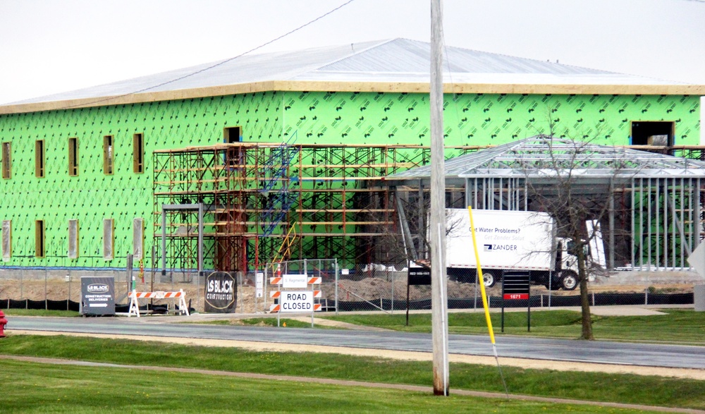 May 2023 construction operations of $11.96 million transient training brigade headquarters at Fort McCoy