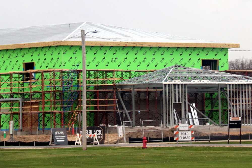 May 2023 construction operations of $11.96 million transient training brigade headquarters at Fort McCoy