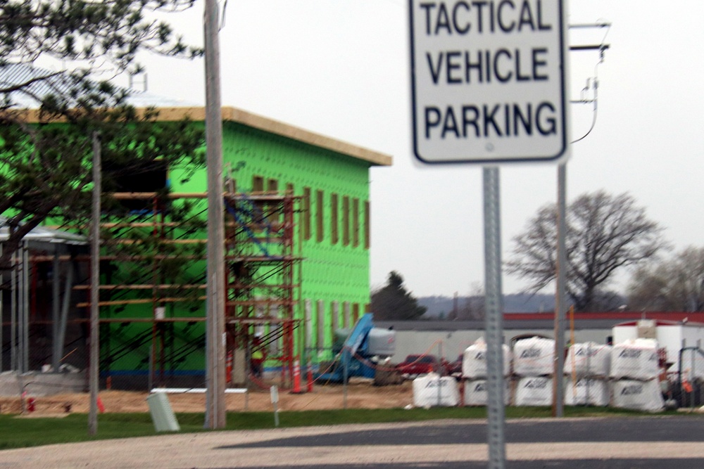 May 2023 construction operations of $11.96 million transient training brigade headquarters at Fort McCoy