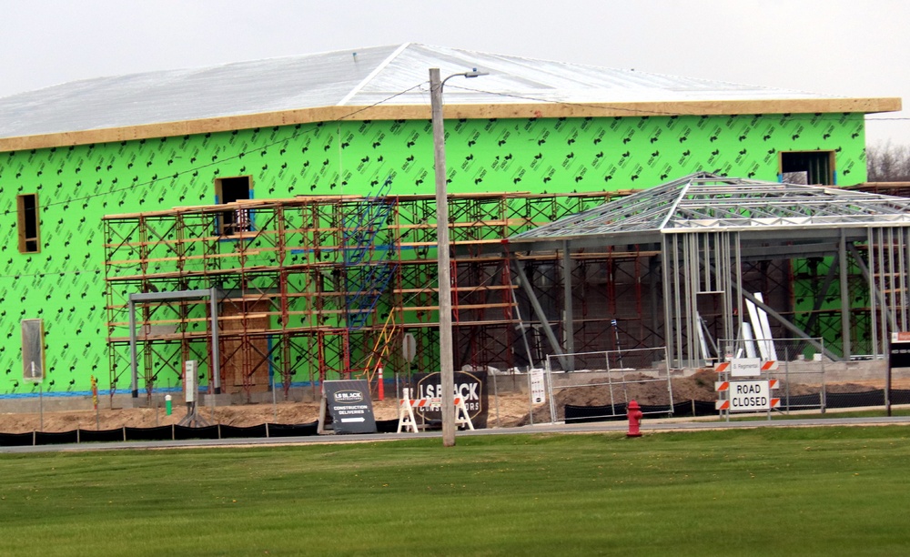 May 2023 construction operations of $11.96 million transient training brigade headquarters at Fort McCoy