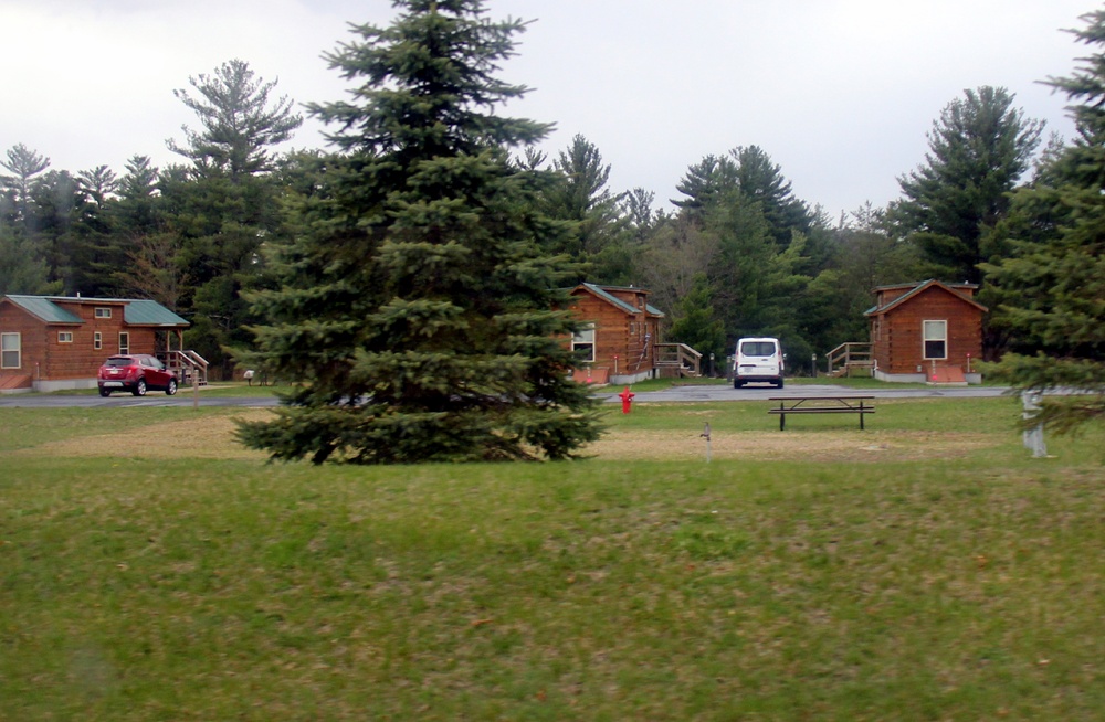 Cabins at Fort McCoy's Pine View Campground