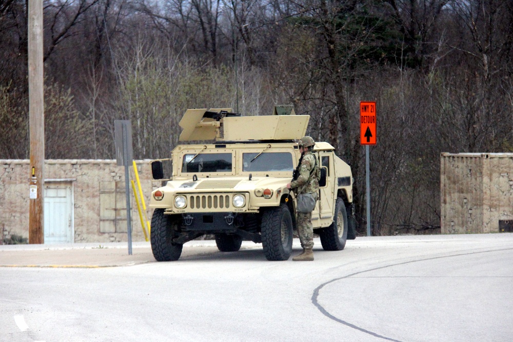 300th Military Police Brigade training operations for Spartan Warrior Exercise IV at Fort McCoy