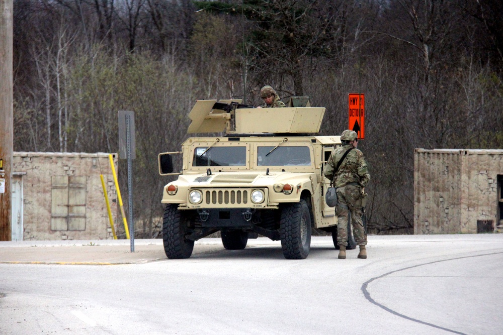 300th Military Police Brigade training operations for Spartan Warrior Exercise IV at Fort McCoy