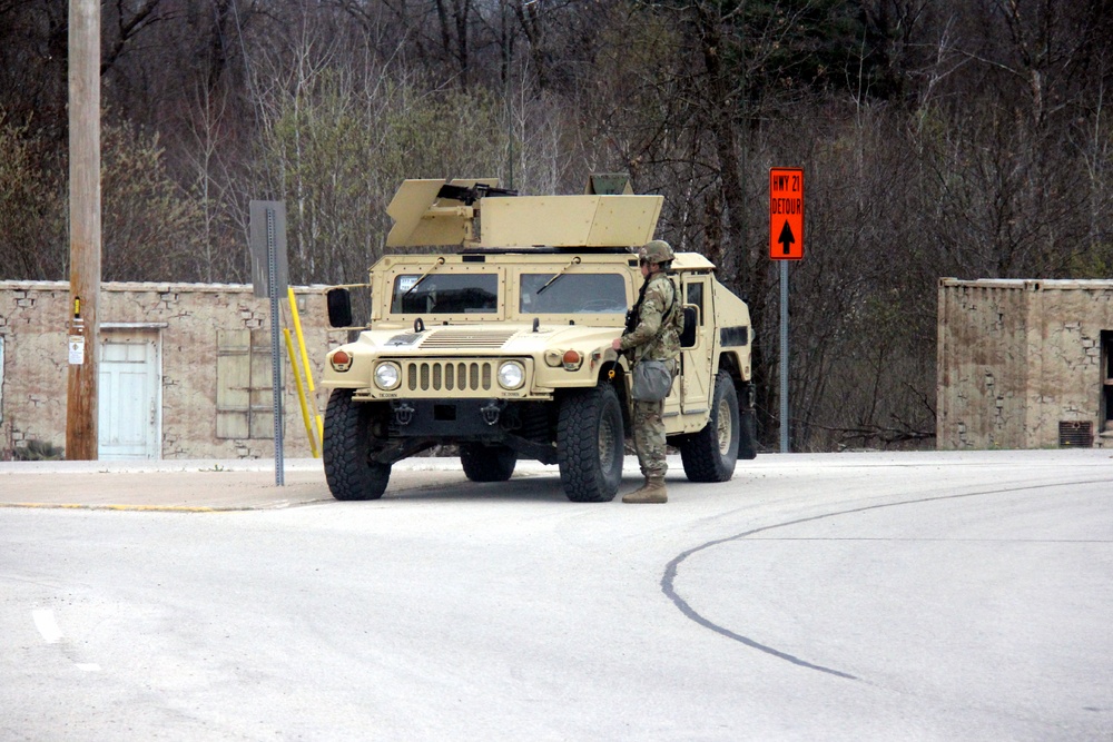 300th Military Police Brigade training operations for Spartan Warrior Exercise IV at Fort McCoy