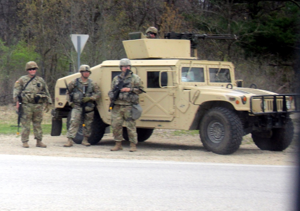 300th Military Police Brigade training operations for Spartan Warrior Exercise IV at Fort McCoy