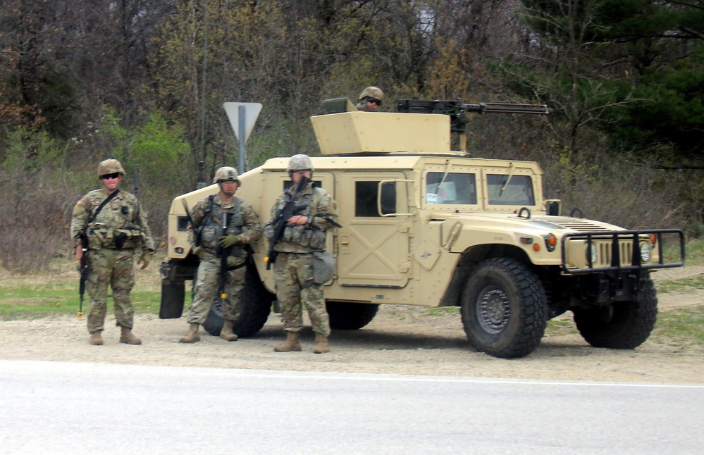 300th Military Police Brigade training operations for Spartan Warrior Exercise IV at Fort McCoy