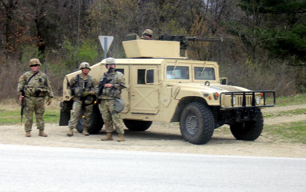 300th Military Police Brigade training operations for Spartan Warrior Exercise IV at Fort McCoy