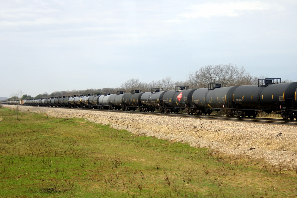 Train moves through Fort McCoy