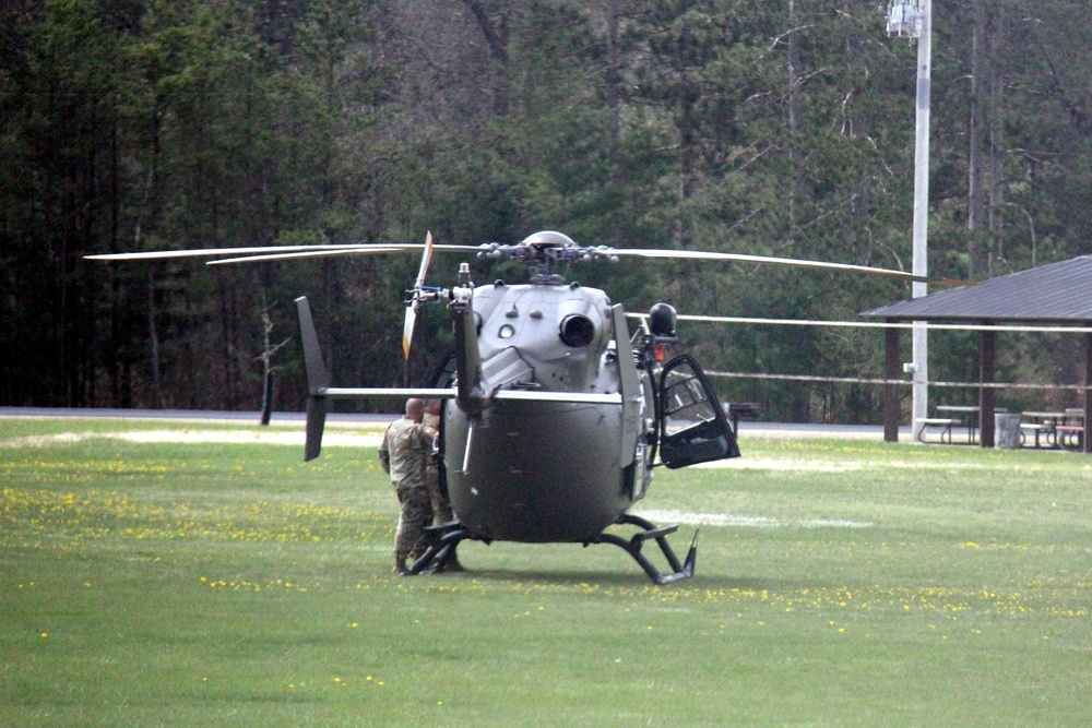 UH-72A Light Utility Helicopter, crew conducts training operations at Fort McCoy