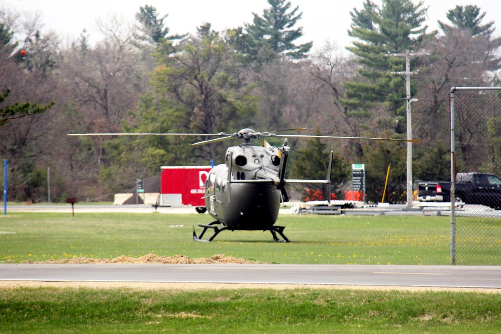 UH-72A Light Utility Helicopter, crew conducts training operations at Fort McCoy