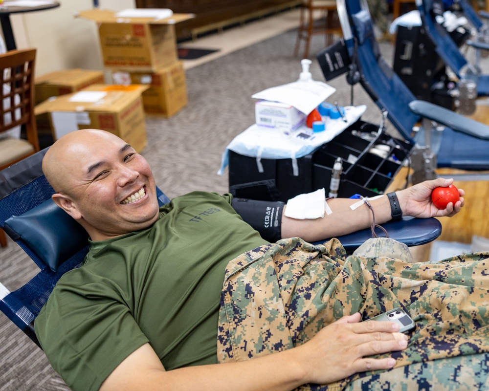 Task Force 76/3 Donates Blood in Support of the Valkyrie Fresh Whole Blood Transfusion Program