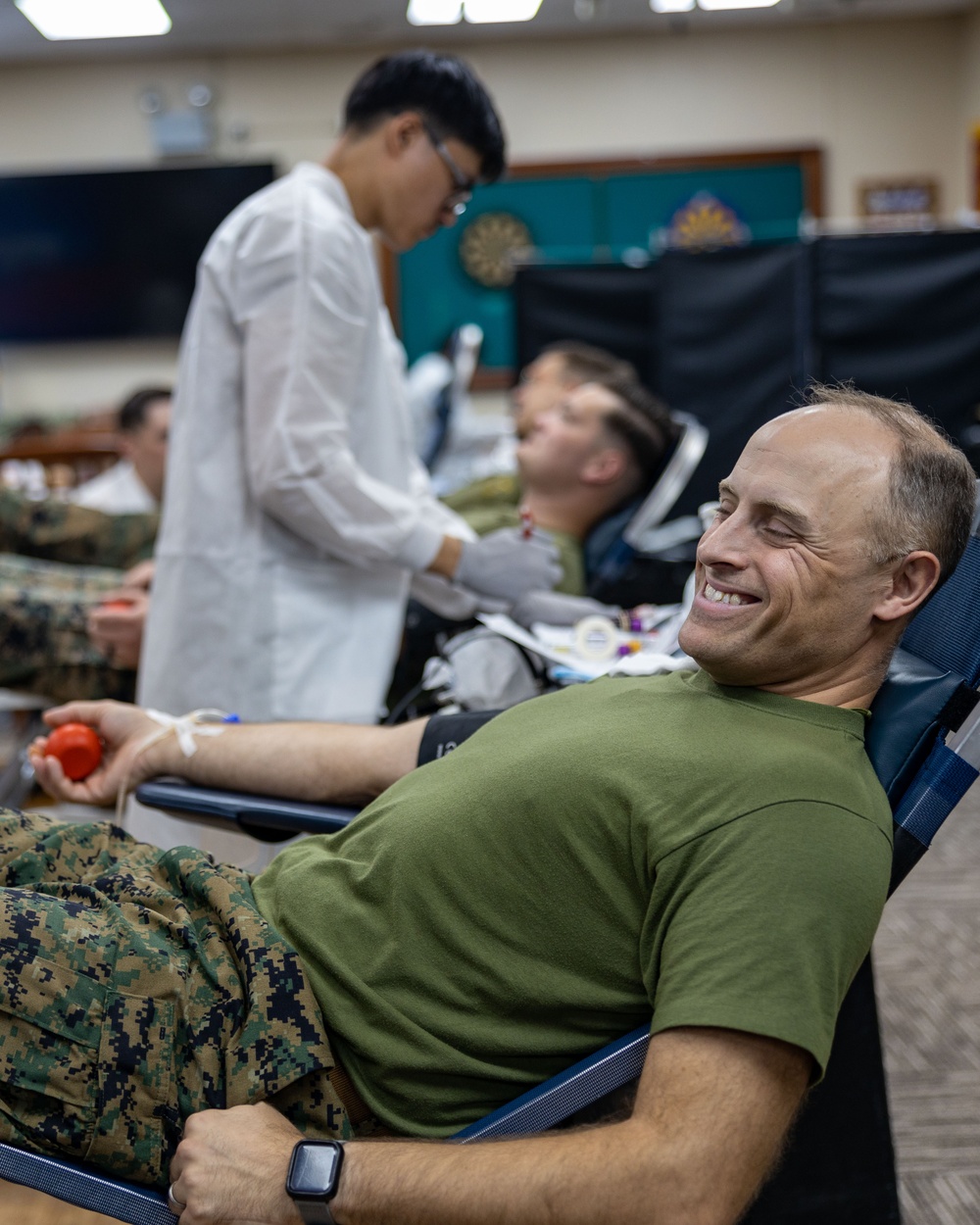 Task Force 76/3 Donates Blood in Support of the Valkyrie Fresh Whole Blood Transfusion Program