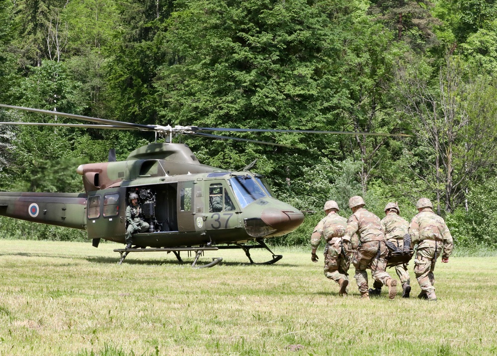 1-157th Mountain Infantry Battalion work alongside NATO partners