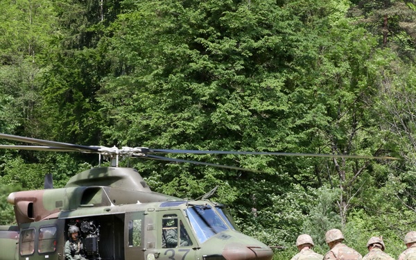 1-157th Mountain Infantry Battalion work alongside NATO partners