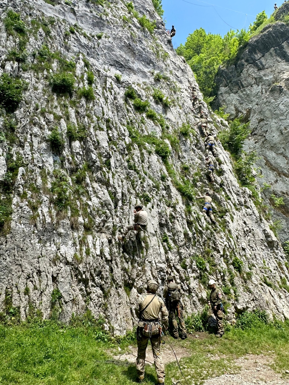 1-157th Mountain Infantry Battalion work alongside NATO partners