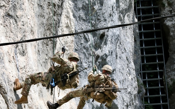 1-157th Mountain Infantry Battalion work alongside NATO partners