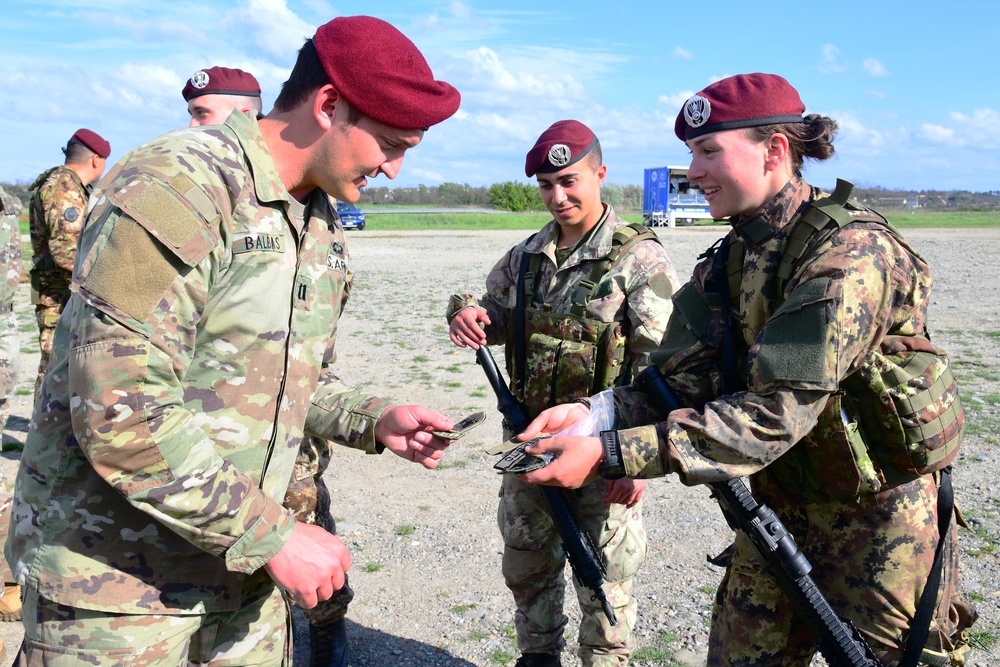 SETAF-AF and Folgore Brigade - combined airborn operation