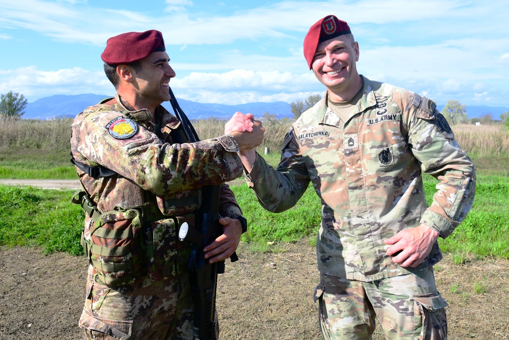 SETAF-AF and Folgore Brigade - combined airborn operation