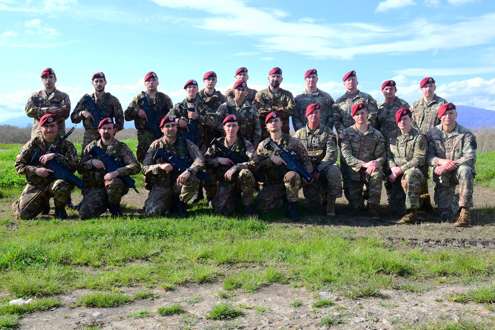 SETAF-AF and Folgore Brigade - combined airborn operation