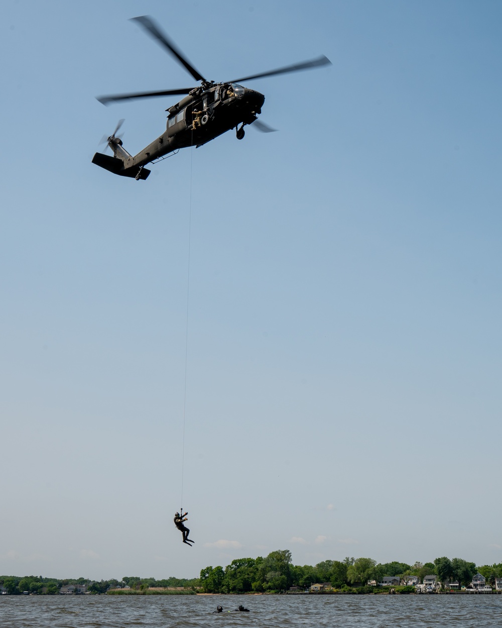 The 29th Combat Aviation Brigade conducts training with the Maryland HART team