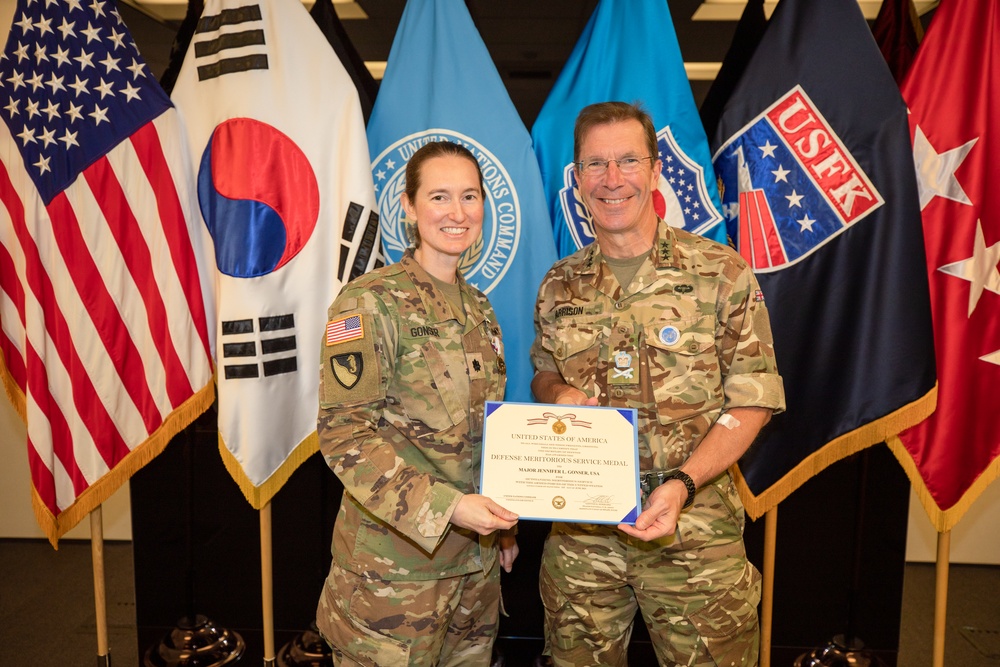 United Nations Command Recognizes Future Operations Training Chief