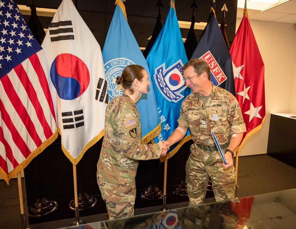 United Nations Command Recognizes Future Operations Training Chief