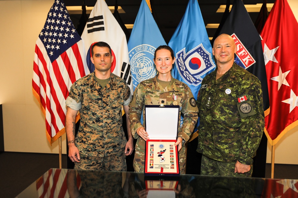 United Nations Command Recognizes Future Operations Training Chief