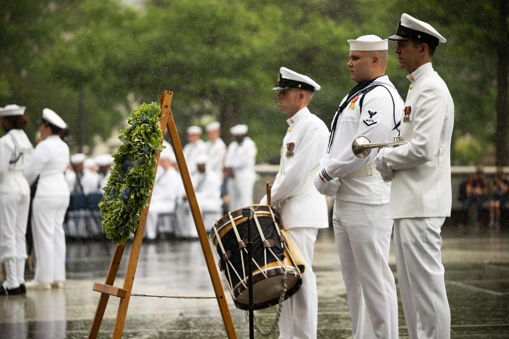 U.S. Navy Ceremonial Band performs at Navy Memorial for Memorial Day Wreath-Laying Ceremony