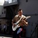 Quantico Marine Corps Rock Band Preforms On Wasp During Fleet