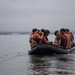 Servicemembers perform simulated rescues in Marine Corps Instructor of Water Survival course