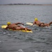 Servicemembers perform simulated rescues in Marine Corps Instructor of Water Survival course