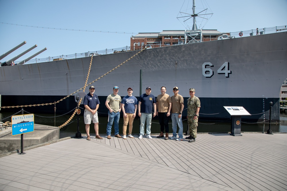 MARMC Machinists Volunteer to Repair Windows aboard USS Wisconsin