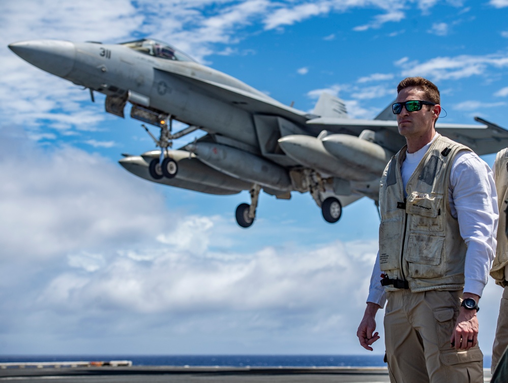 USS Nimitz Conducts Flight Operations