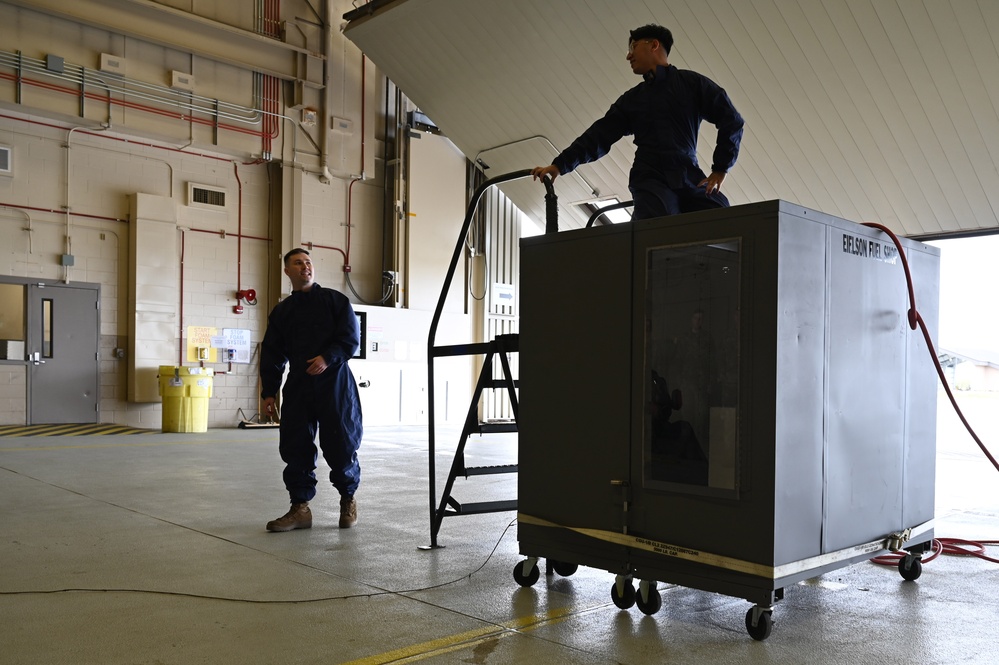 354 Maintenance Squadron Fuel Systems performs extraction exercise