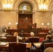 Col. Matthew W. Braham speaks to New York State Senate