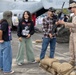 Marines display equipment during Los Angeles Fleet Week