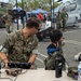 Marines display equipment during Los Angeles Fleet Week