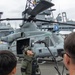 Marines display equipment during Los Angeles Fleet Week