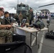 Marines display equipment during Los Angeles Fleet Week