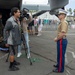 Marines display equipment during Los Angeles Fleet Week