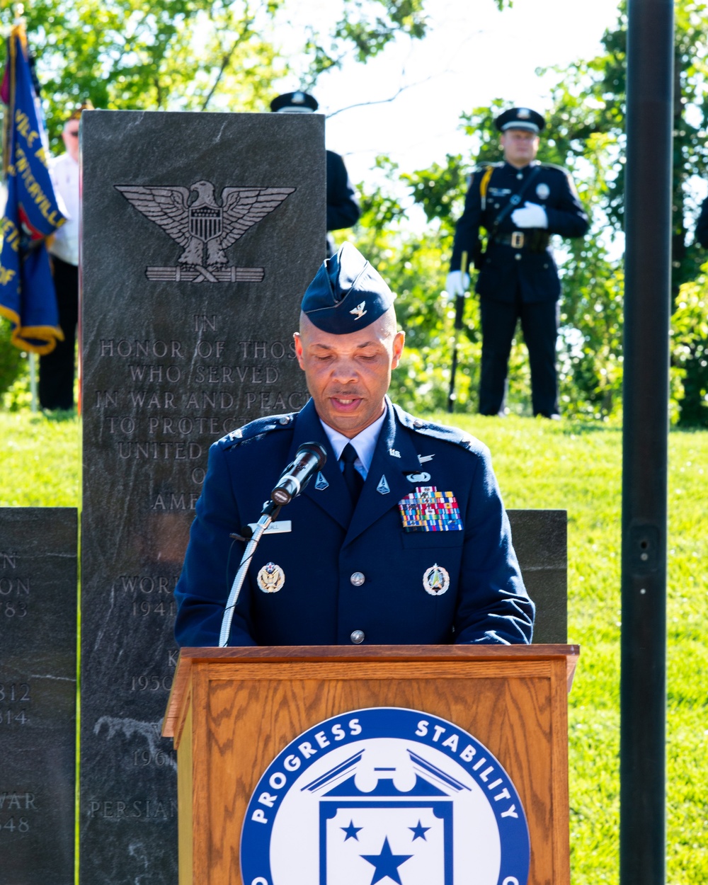 National Space Intelligence Center commander speaks at Memorial Day ceremony