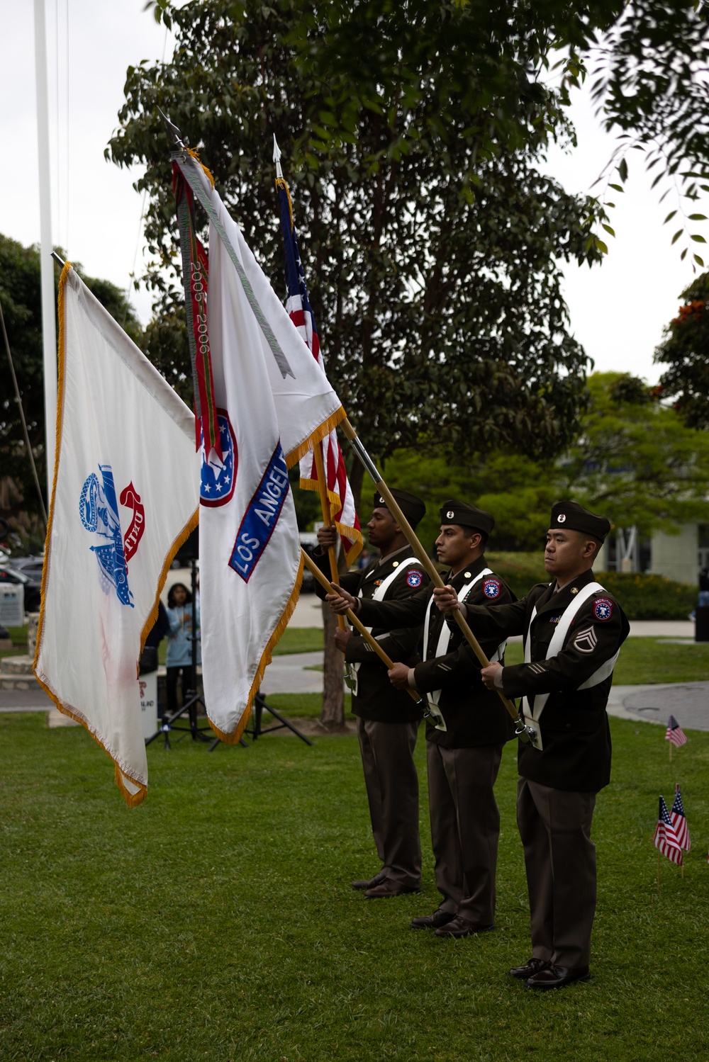 Service members hold sunset ceremony for Memorial Day