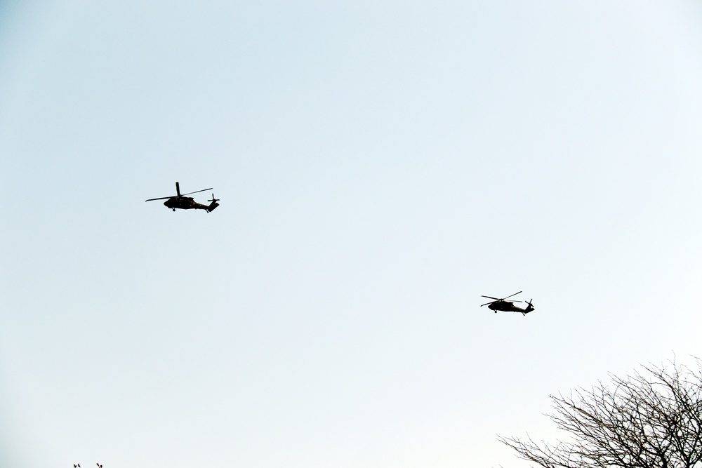 Wisconsin National Guard UH-60 Black Hawk crews hold May 2023 training at Fort McCoy